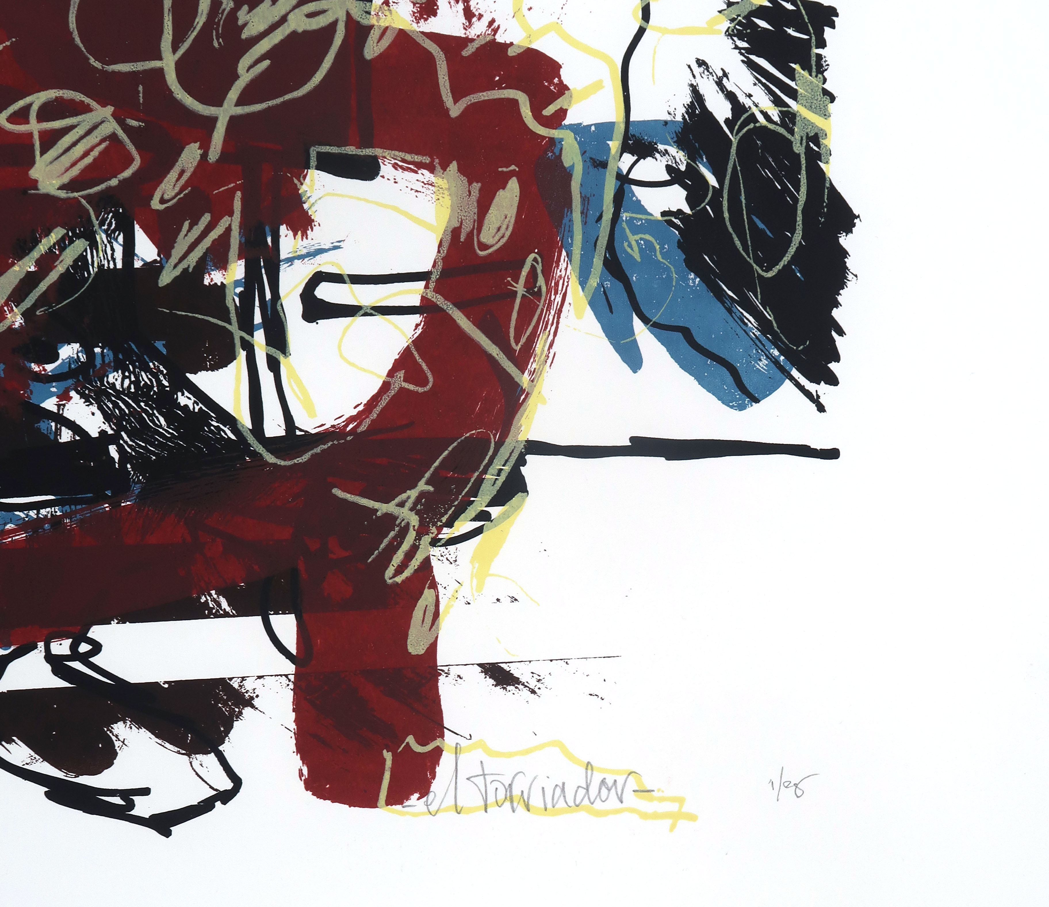 Pieter Vermeulen - Zeefdruk, Zonder titel  kopen? Bied vanaf 1!