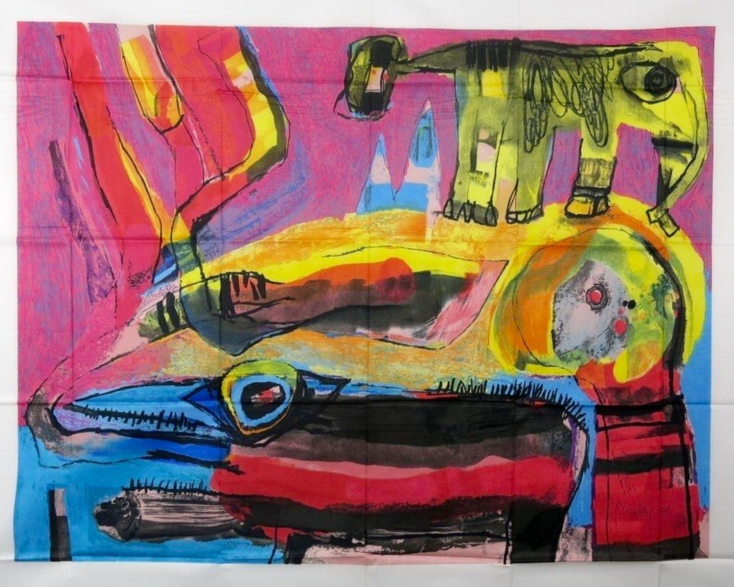 Geert Vrijdag - Zeefdruk op ZIJDE- VERTELLINGEN AAN KINDS-KINDEREN kopen? Bied vanaf 29!