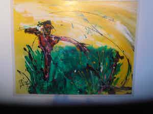 Arno Overdevest - Vogelverschrikker op het land verkocht voor € 125!