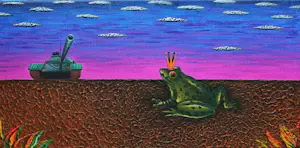 AcheterDadara - Acryl op doek: Frog? Enchérissez de 1299!