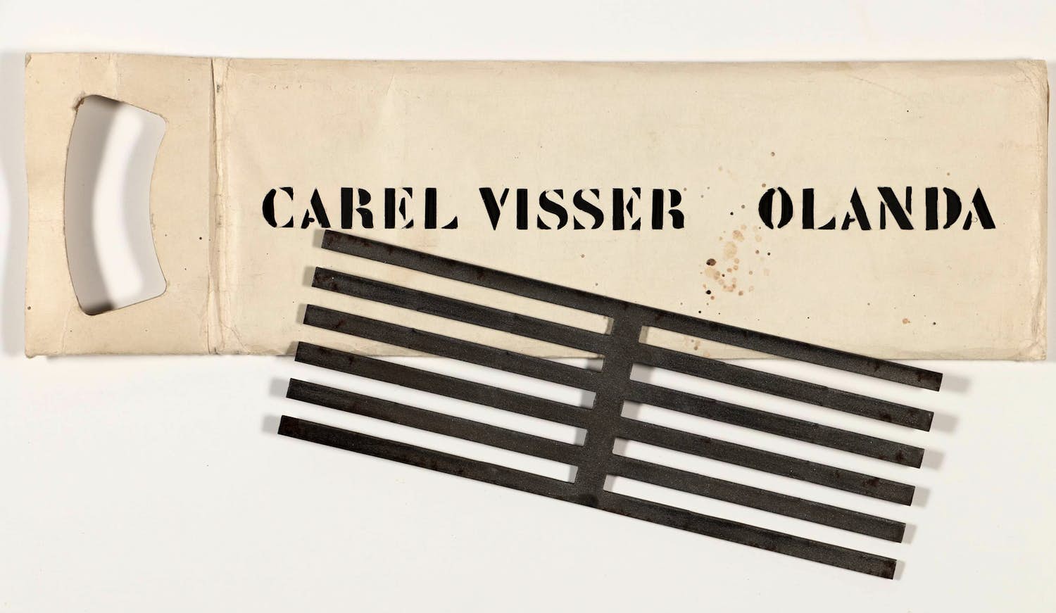 Carel Visser - IJzeren object - XXXIV Biënnale Venetië - 1968 verkocht voor € 295!