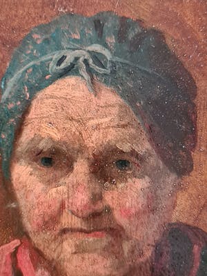 Niet of onleesbaar gesigneerd - Vrouw met hoofddoek kopen? Bied vanaf 1!