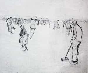 Paul Hans Ohmert - Ets: Schaatsers verkocht voor € 49!