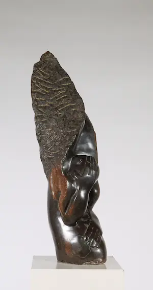 Jonathan Mhondorohuma - Stenen beeld, Sky Angel kopen? Bied vanaf 150!