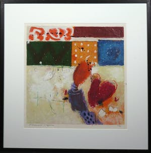 Alexander Vogels - Zeefdruk, Zonder Titel 4 - Ingelijst kopen? Bied vanaf 10!