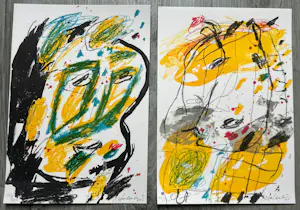 Kees Salentijn - 2x zeefdruk Kees Salentijn kopen? Bied vanaf 38!