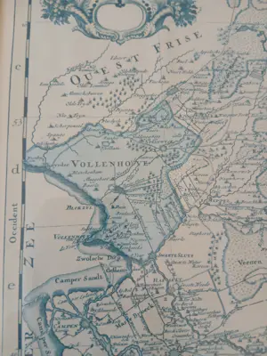 Alexis Hubert Jaillot - Litho - Kaart van Overijssel/Salland-Twente en Drenthe kopen? Bied vanaf 125!