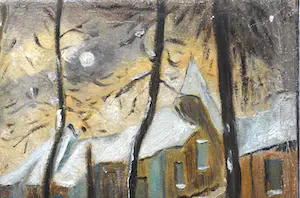 Marie Henry Mackenzie - Winter op de Langegracht te Amersfoort kopen? Bied vanaf 395!