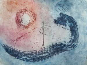 Ad Arma - Kleurenets, Day and night, drifting - Ingelijst (Groot) kopen? Bied vanaf 1!