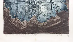 Kees Okx - East of the sun, aquatint ets kopen? Bied vanaf 35!