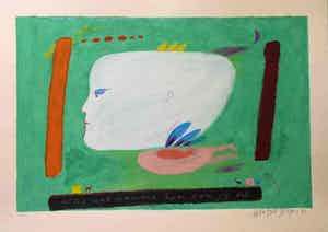 Wouter Stips - Kleurenzeefdruk ALLES WAT MAMA KAN, KAN JIJ OOK verkocht voor € 145!