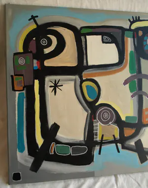 Jasper Banen - Acrylverf op doek , Alleen voor jouw ogen – 2019 – Groot , 80 x 100 cm kopen? Bied vanaf 375!