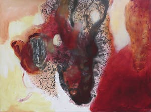 Bert Braam - Acryl op doek, Tweeluik, Zonder titel - Zeer groot! kopen? Bied vanaf 1!