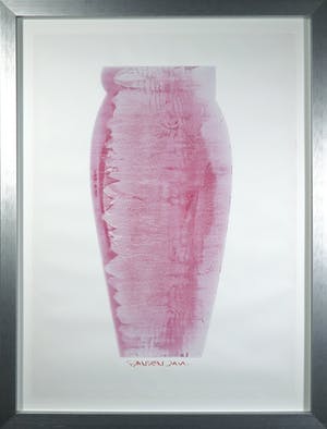 Geert Jan Jansen - Gemengde techniek op papier, Vaas - Ingelijst (Groot) kopen? Bied vanaf 80!