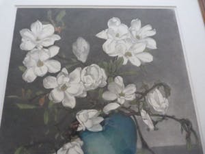 Frans Everbag - Magnolia’s in groene gemberpot. kopen? Bied vanaf 145!