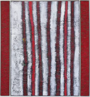 Cees van Rutten - & Jos van den Berg - Gemengde techniek, Zonder titel - Ingelijst (Zeer groot) kopen? Bied vanaf 300!