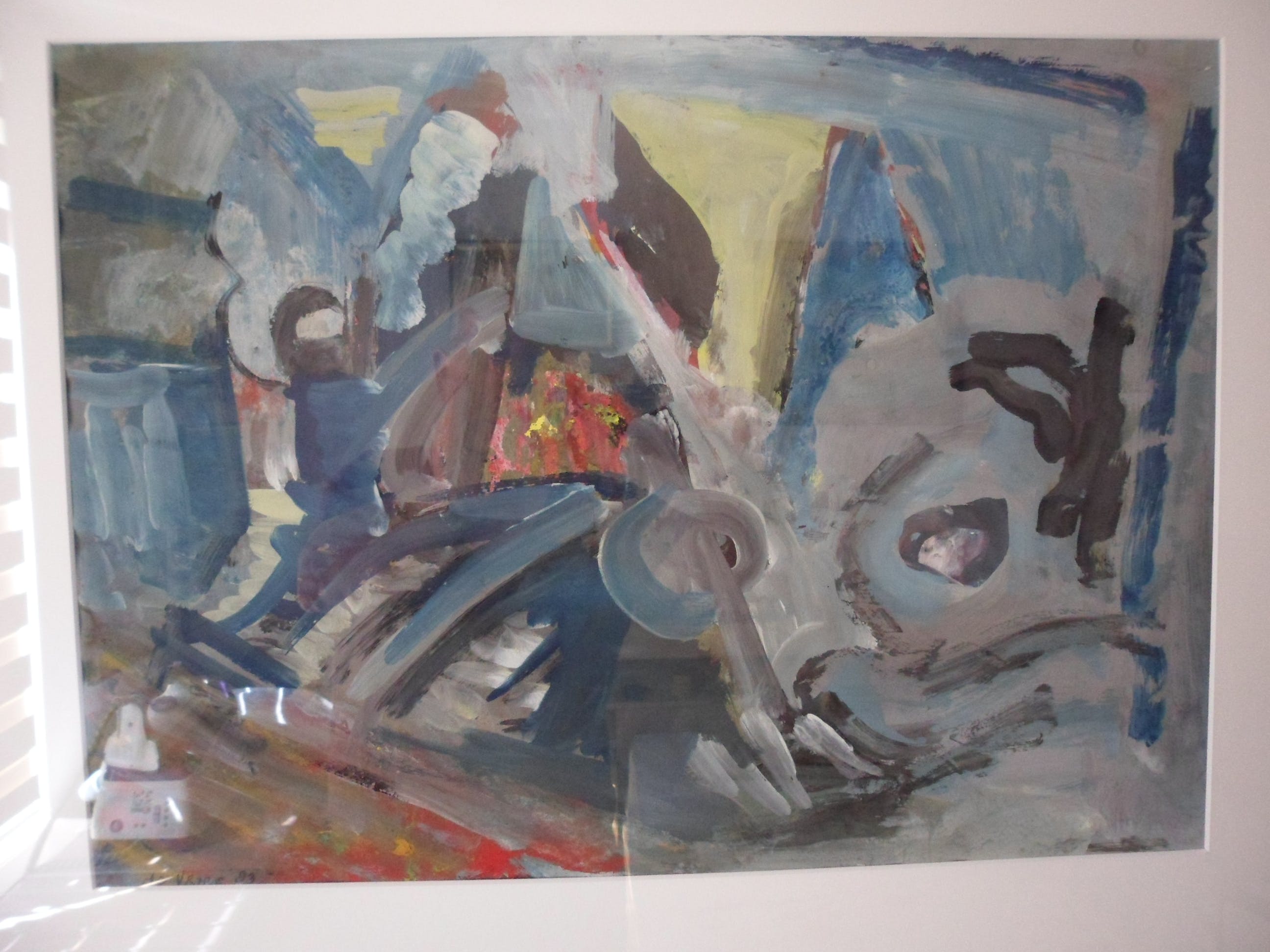 Wendela de Vries - Olieverf op doek , Abstract kopen? Bied vanaf 30!