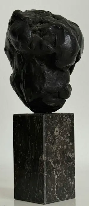 Pieter d' Hont - Bronzen sculptuur | 'Michel Simon' | 1967 kopen? Bied vanaf 750!