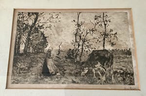 Willem de Zwart - Boeren tafereel kopen? Bied vanaf 65!