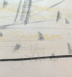 Andre van der Vossen - Edam, tekening kopen? Bied vanaf 40!