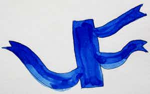 Klaas Gubbels - met de hand geaquarelleerde ets: Zijn leven was een stilleven geworden - 2013 verkocht voor € 295!