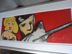 Herman Brood - Zeefdruk: "Some like it hot" ingelijst kopen? Bied vanaf 450!