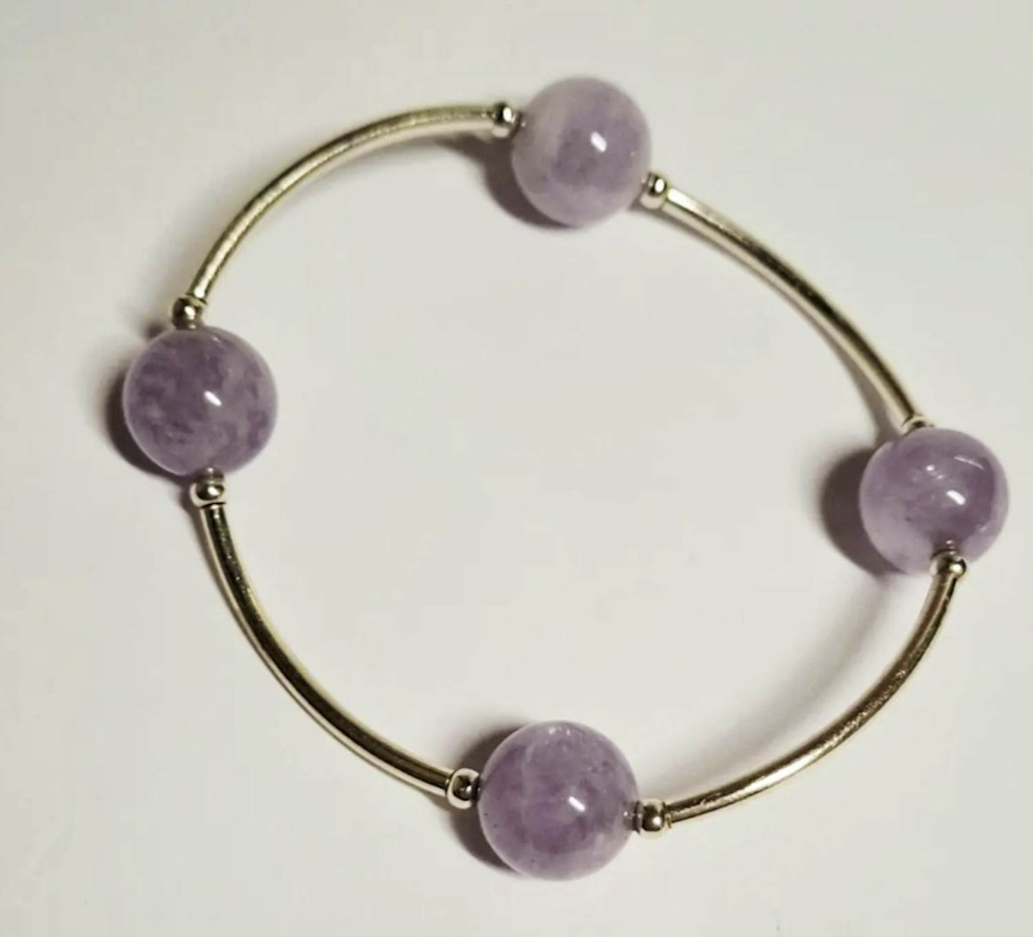 Nieuwe zilveren armband met Amethist edelsteen kopen? Bied vanaf 50!