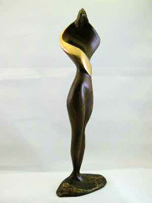 Brons (Onbekend) - Gesigneerd verkocht voor € 195!