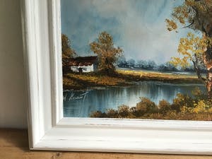 Henner Knauf - Bomen aan de waterkant. kopen? Bied vanaf 1!