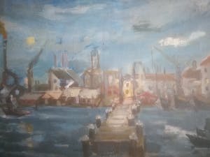 Niet of onleesbaar gesigneerd - Haven in bedrijf. kopen? Bied vanaf 1!