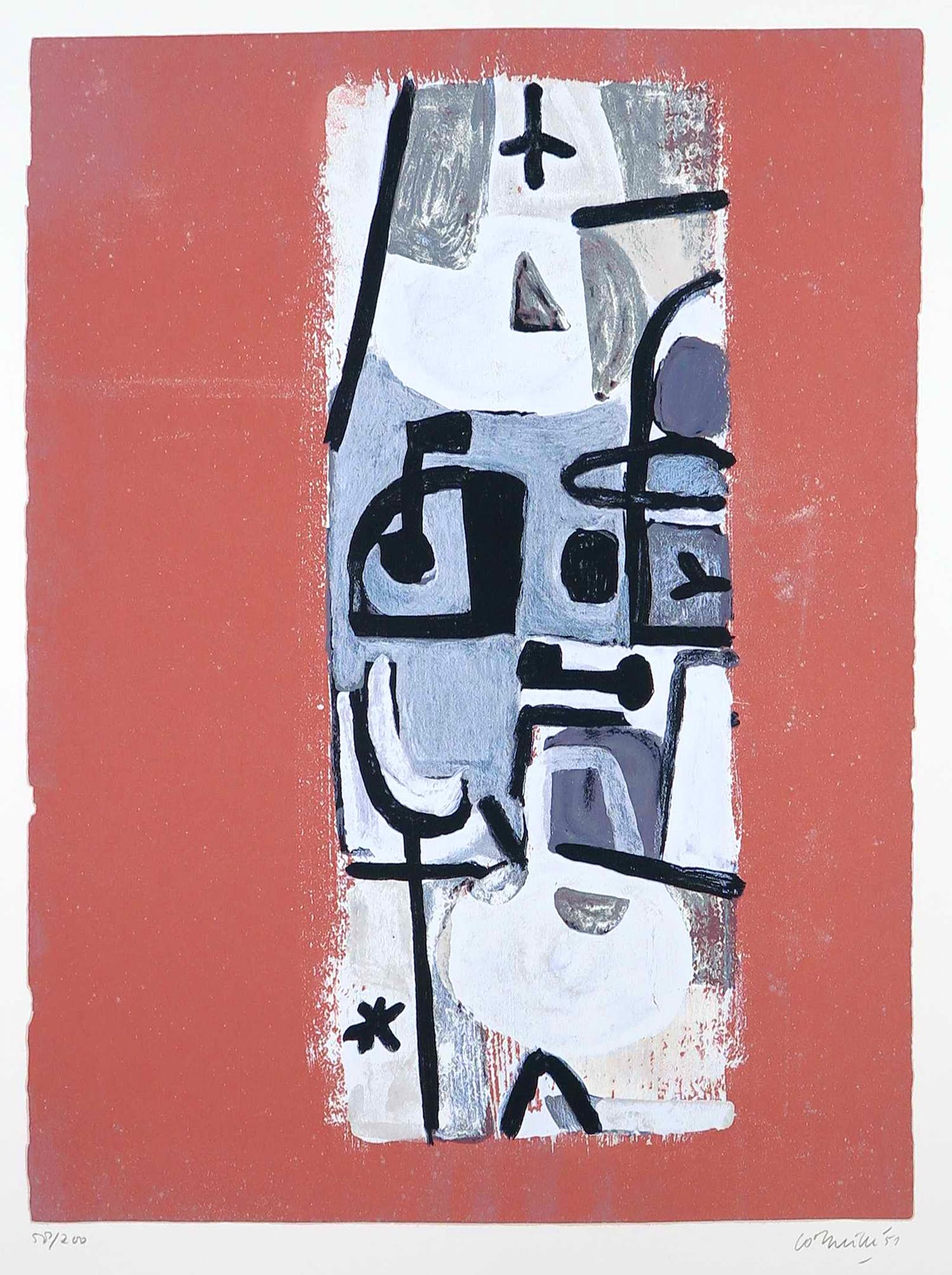 Corneille - Zeefdruk, Charlie Parker verkocht voor € 100!