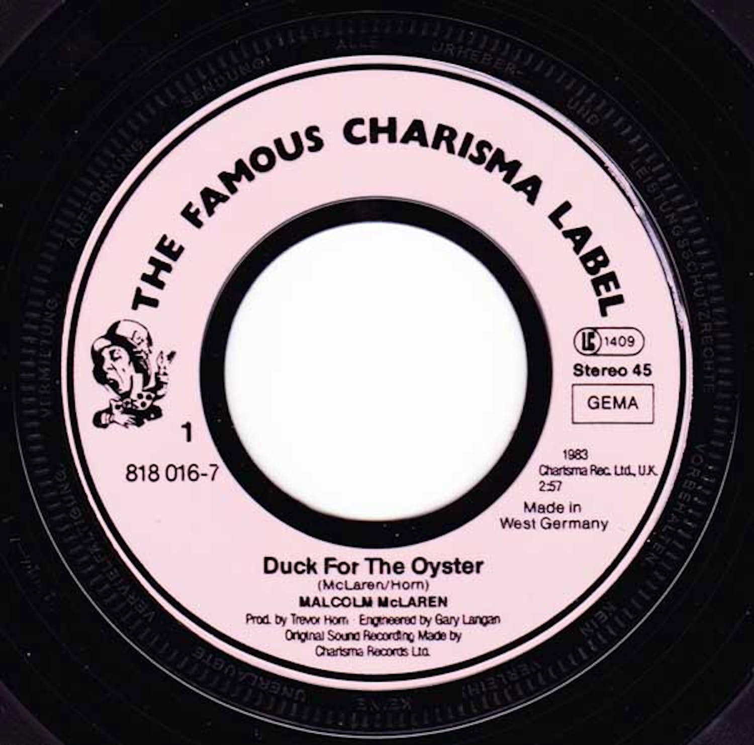 Malcolm McLaren - - “Duck For The Oyster” - 7" vinyl kopen? Bied vanaf 1!