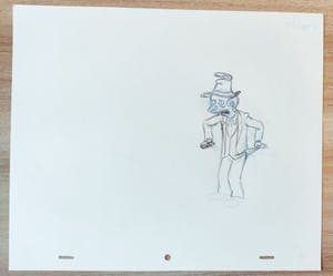Matt Groening - originele productie tekening, The Simpsons, Mister Burns, ingelijst kopen? Bied vanaf 70!