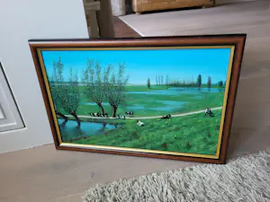 Jan Ouwersloot - acryl op paneel, gesigneerd rechtsonder kopen? Bied vanaf 20!