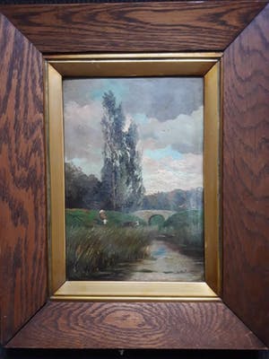 Charles Paul Gruppe - Koeien in landschap. kopen? Bied vanaf 99!