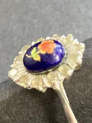 18 karaats witgouden  ring met bloem kopen? Bied vanaf 150!