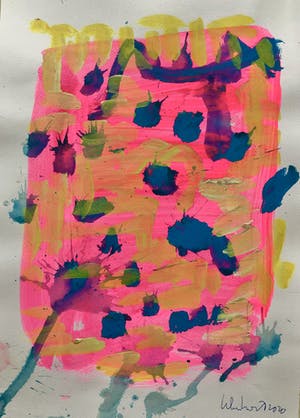 Peter Klashorst - Abstracte compositie kopen? Bied vanaf 1!