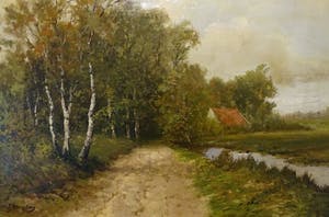 Frans Baaijens - Landweggetje in Oele kopen? Bied vanaf 70!