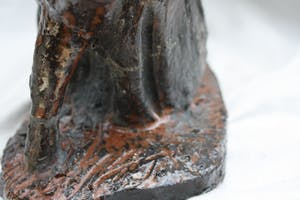 Niet of onleesbaar gesigneerd - Zeer Fraai uitgevoerde Stenen(Mineraal) Kunstenaars Paarden Sculptuur kopen? Bied vanaf 1!