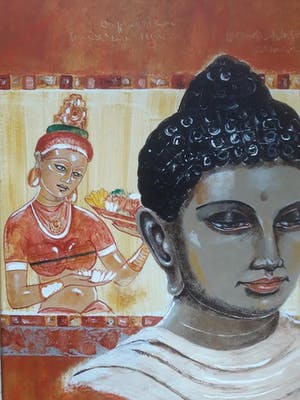 Greetje Korne - Faber - Oosters tafereel. kopen? Bied vanaf 45!