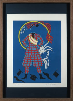 Robert Indiana - Litho, Jenny Reefer uit Mother of us All - Ingelijst kopen? Bied vanaf 1!