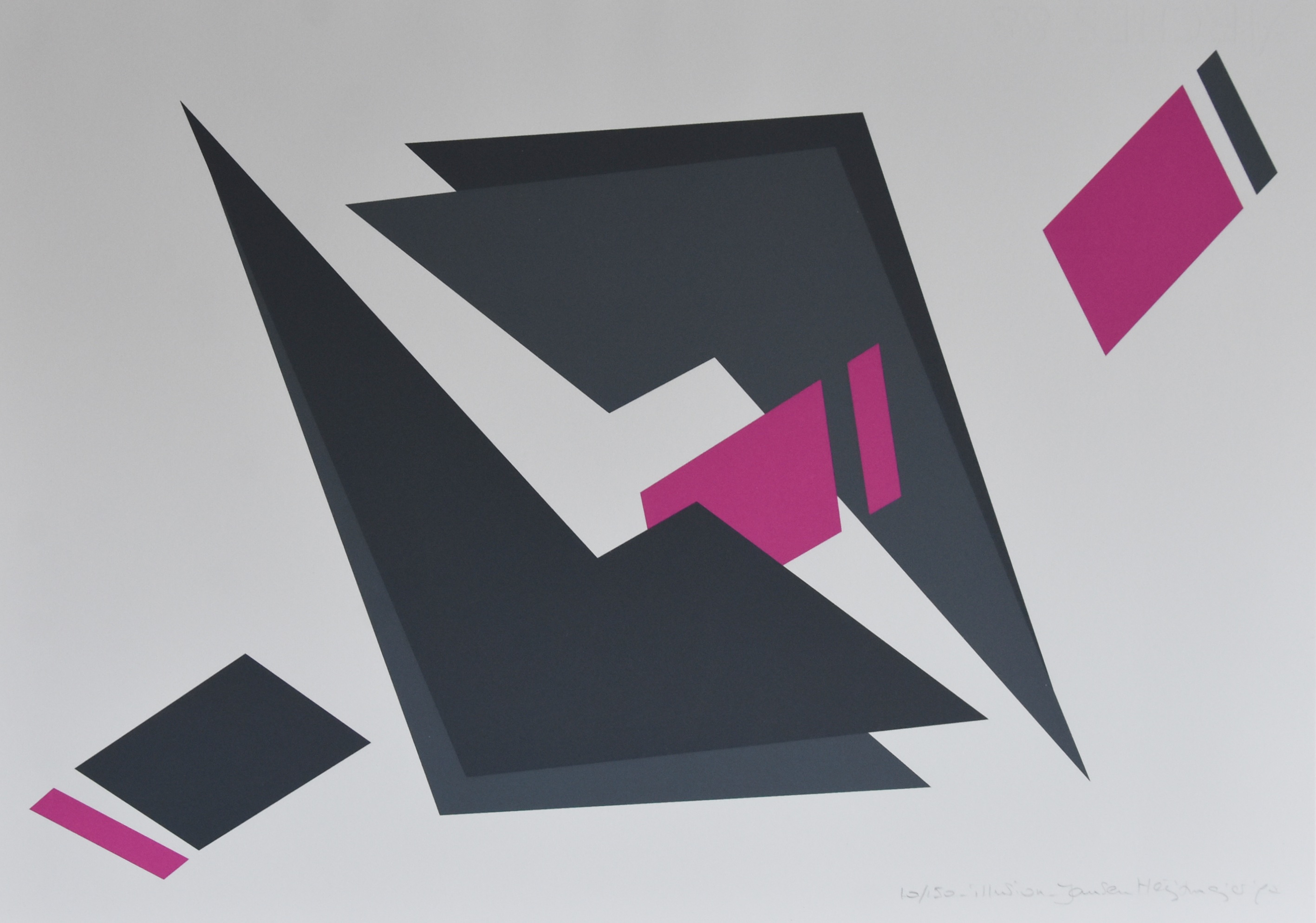 Rity Jansen Heijtmajer - # ILLUSION # 1990, gesigneerd/genumemrd, mint-- kopen? Bied vanaf 35!