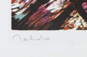 Francisco Toledo - Houtsnede, Abstracte compositie kopen? Bied vanaf 1!