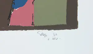 Fred Sieger - Zeefdruk, Zonder titel kopen? Bied vanaf 1!