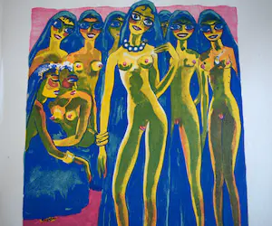 Kees van Dongen - houtgravure - Les Voiles Bleus kopen? Bied vanaf 50!