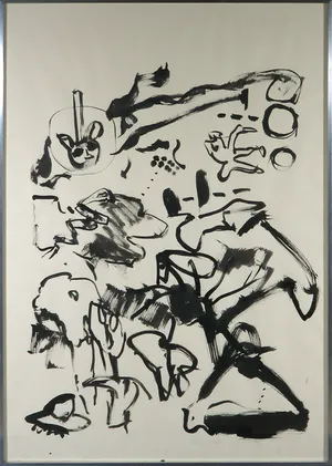 Lies Snel - Inkt op papier, The animals - Ingelijst (Groot) kopen? Bied vanaf 1!