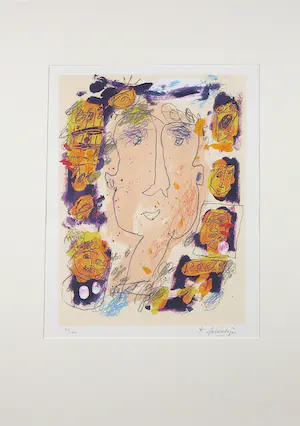 Kees Salentijn - Zeefdruk, Vestidos V - Ingelijst kopen? Bied vanaf 50!