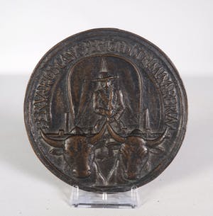 Brons (Onbekend) - Bronzen penning, Per varios casus - Per tot discrimina rerum kopen? Bied vanaf 10!