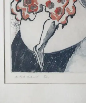 Marianne van der Heijden - De tijd danst - kleurets, in metalen lijst kopen? Bied vanaf 125!