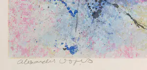 Alexander Vogels - Zeefdruk op geschept papier, Zonder titel kopen? Bied vanaf 1!